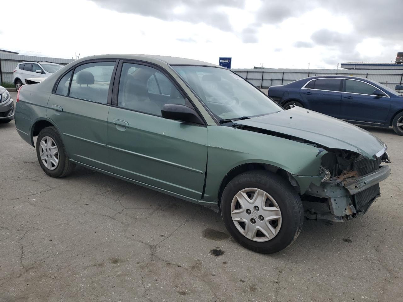 2003 Honda Civic VIN 2HGES15543H542097 Copart auction photo, front end / rear end damage thumbnail 4