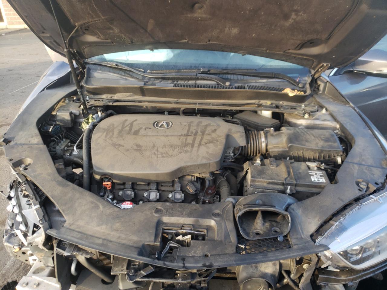 2018 Acura TLX VIN 19UUB2F58JA003820 Copart auction photo, front end / side damage thumbnail 12