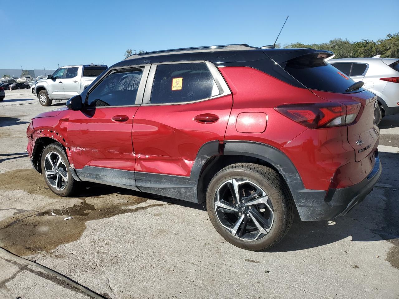 2021 Chevrolet TrailBlazer VIN KL79MTSL4MB061900 Copart auction photo, all over damage thumbnail 2