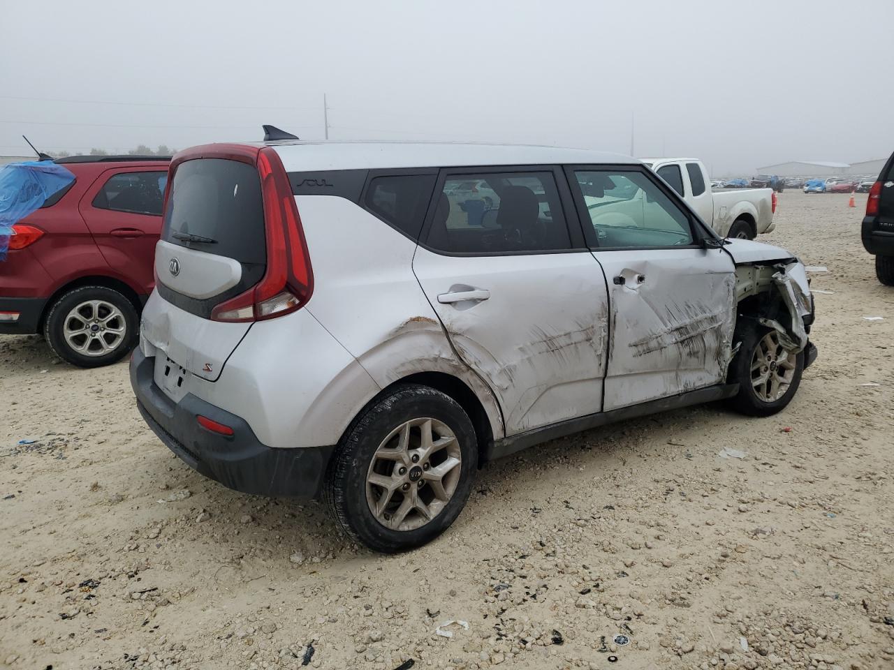 2020 KIA Soul VIN KNDJ23AU5L7002419 Copart auction photo, side / front end damage thumbnail 3