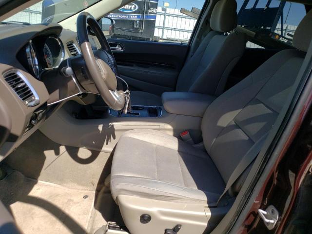 2012 Dodge Durango VIN 1C4RDJDG0CC198039 Copart auction photo, front end / side damage thumbnail 7