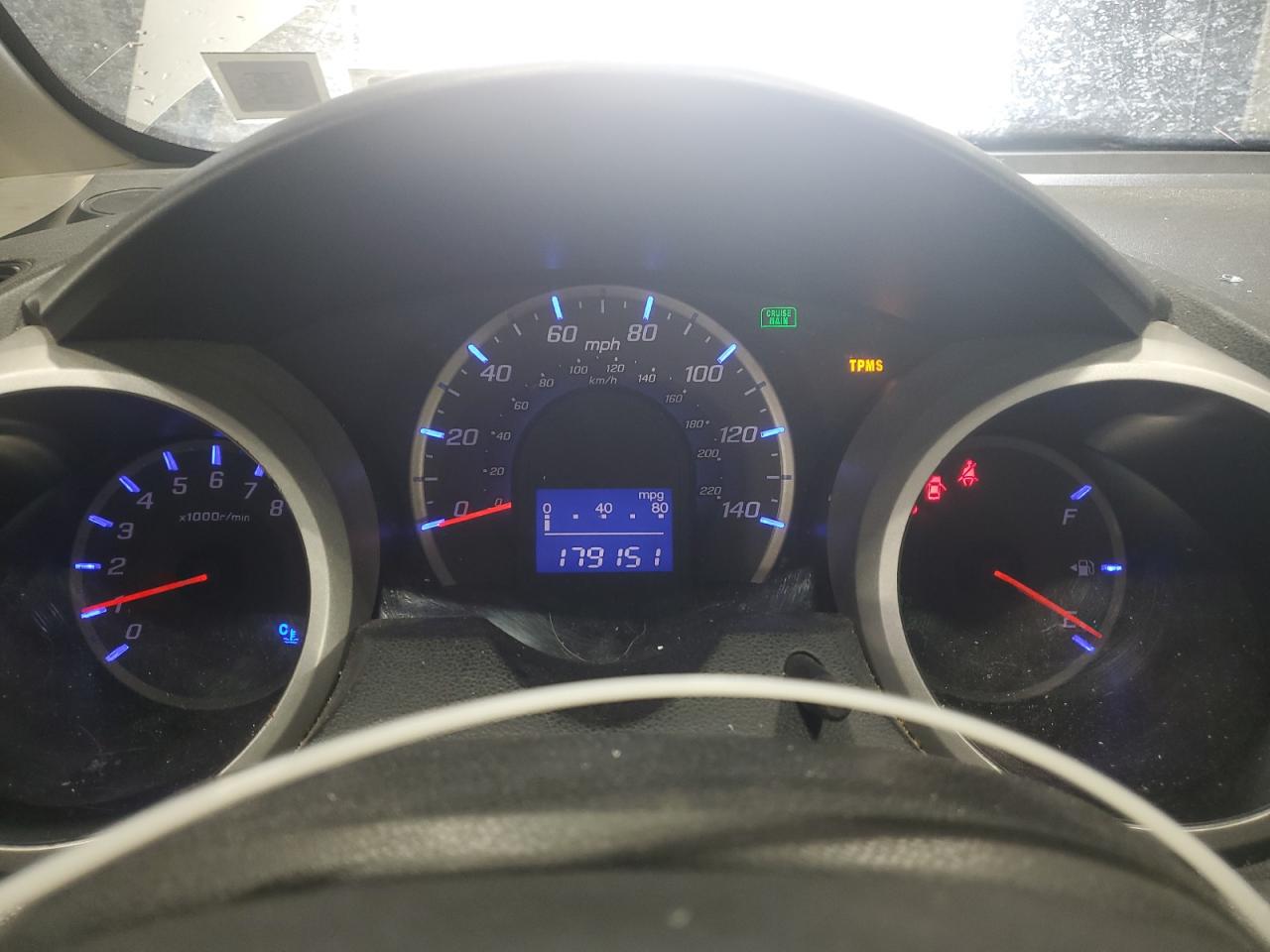 2013 Honda Fit VIN JHMGE8H37DC024036 Copart auction photo, top/roof / side damage thumbnail 9