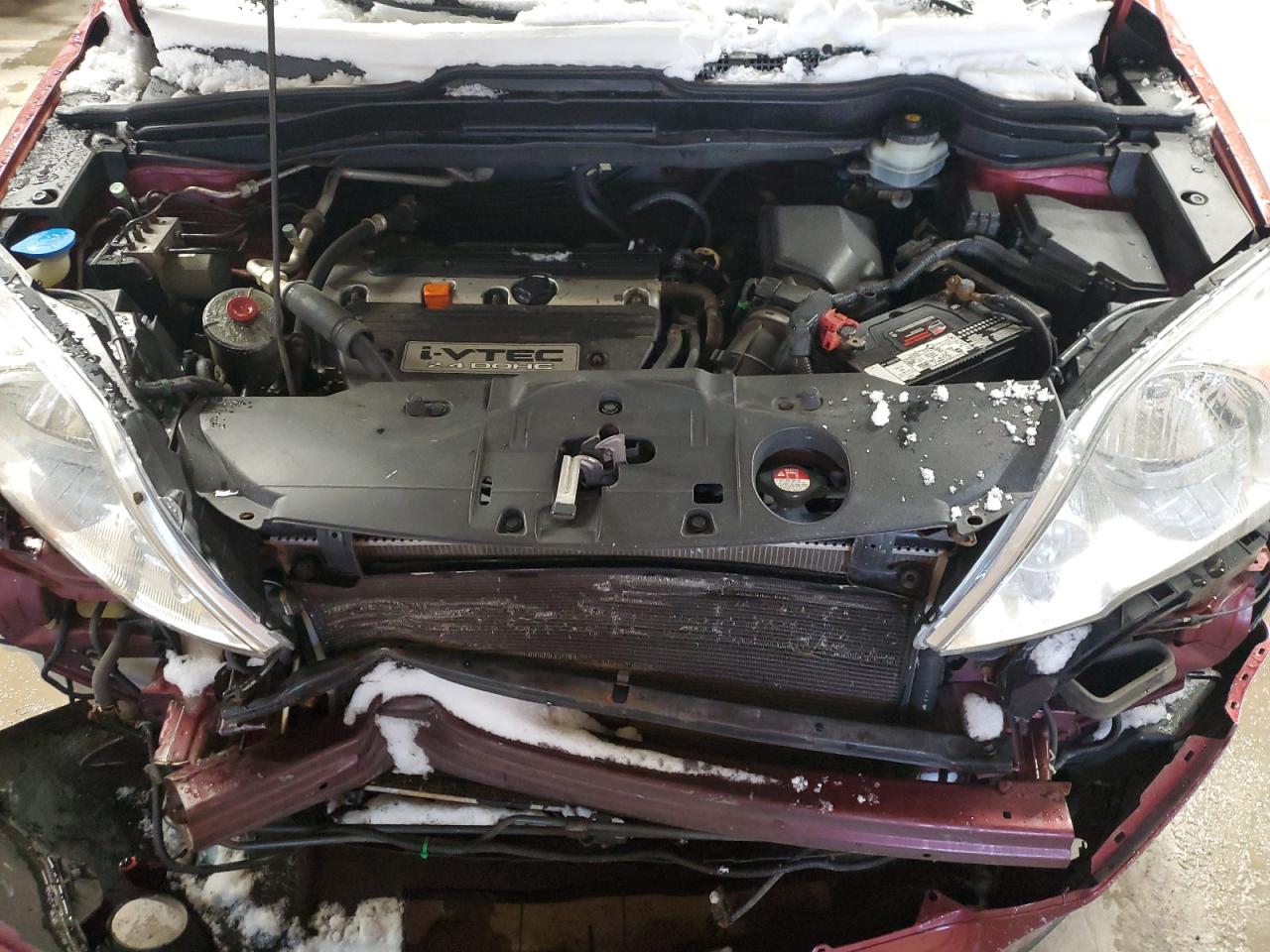 2007 Honda CR-V VIN JHLRE48707C069171 Copart auction photo, front end damage thumbnail 12