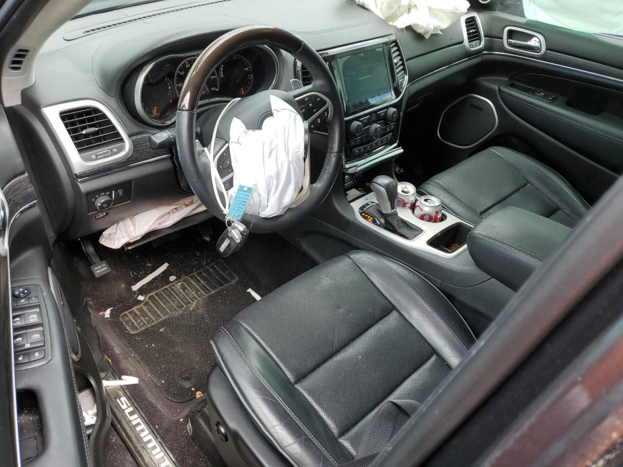 2019 Jeep Grand Cherokee VIN 1C4RJEJG5KC584703 Copart auction photo, front end / top/roof damage thumbnail 8
