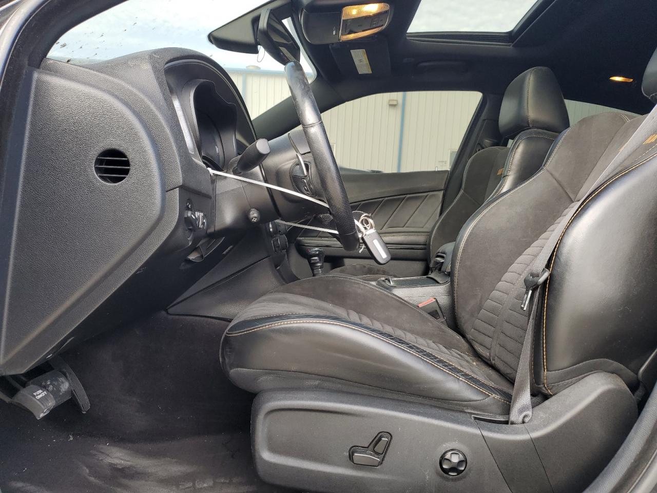 2017 Dodge Charger VIN 2C3CDXCT0HH532814 Copart auction photo, front end / side damage thumbnail 7