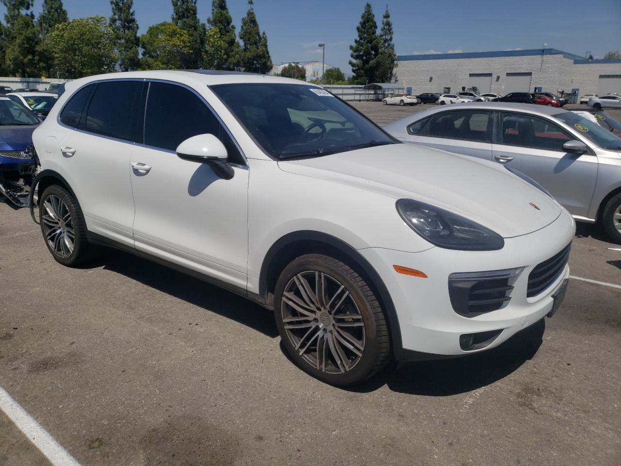 2018 Porsche Cayenne VIN WP1AB2A27JLA61046 Copart auction photo, rear end damage thumbnail 4