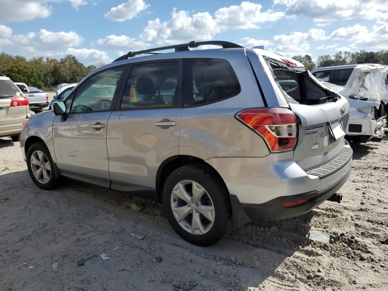 2016 Subaru Forester VIN JF2SJADC7GH427642 Copart auction photo, top/roof damage thumbnail 2