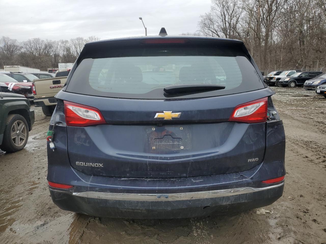 2018 Chevrolet Equinox VIN 3GNAXREV6JS640854 Copart auction photo, rear end damage thumbnail 6