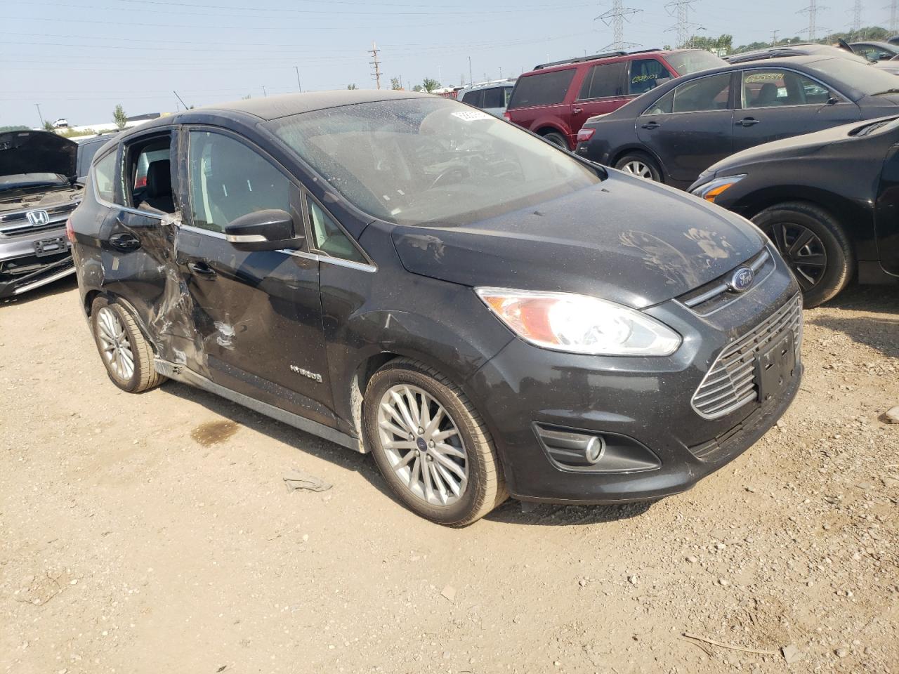 2013 Ford C-MAX VIN 1FADP5BU5DL531702 Copart auction photo, all over damage thumbnail 4