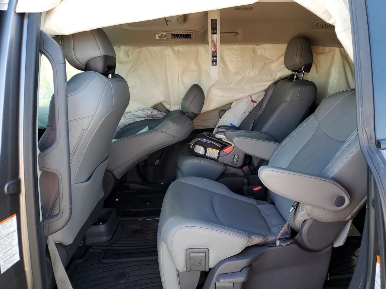 2021 Toyota Sienna VIN 5TDZRKEC0MS067714 Copart auction photo, side / undercarriage damage thumbnail 11