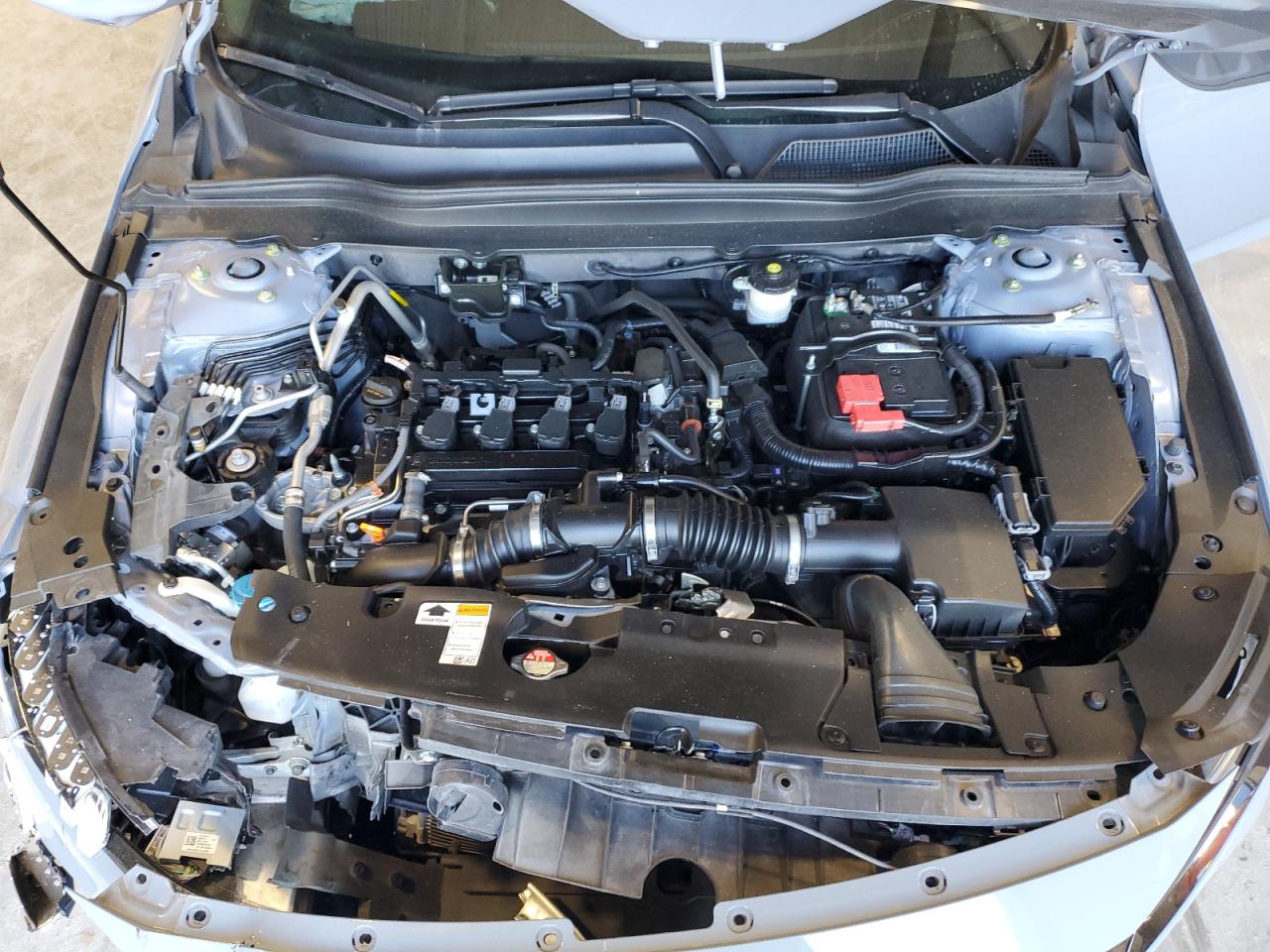 2022 Honda Accord VIN 1HGCV1F42NA027931 Copart auction photo, front end / side damage thumbnail 12