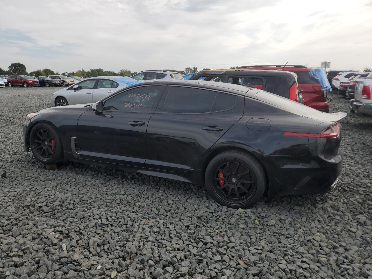 2018 KIA Stinger VIN KNAE55LC9J6018776 Copart auction photo, vandalism damage thumbnail 2