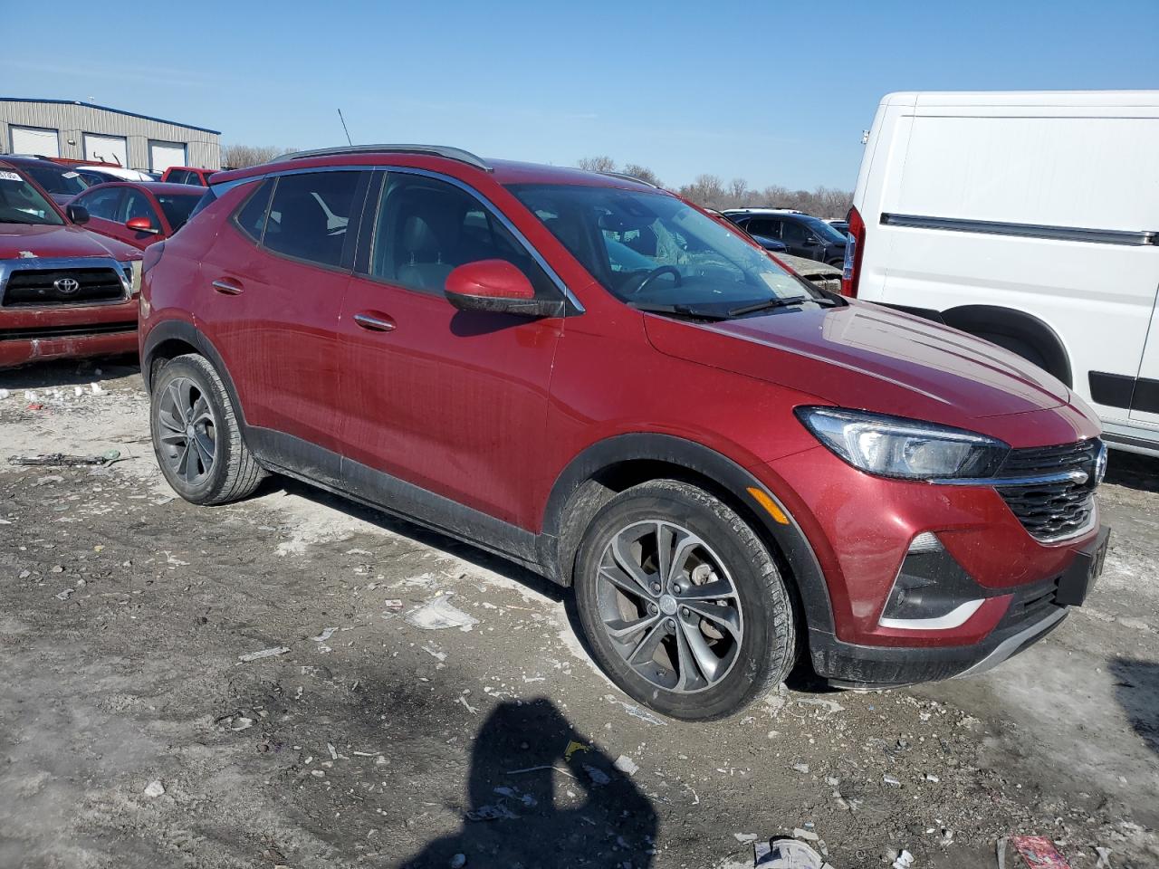 2020 Buick Encore VIN KL4MMDS22LB072557 Copart auction photo, rear end / minor dent/scratches damage thumbnail 4