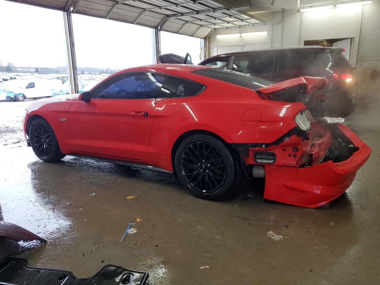 2017 Ford Mustang VIN 1FA6P8CF2H5202038 Copart auction photo, rear end / minor dent/scratches damage thumbnail 2