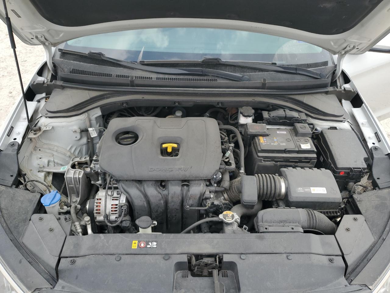 2019 Hyundai Elantra VIN 5NPD84LF6KH433653 Copart auction photo, front end / undercarriage damage thumbnail 11