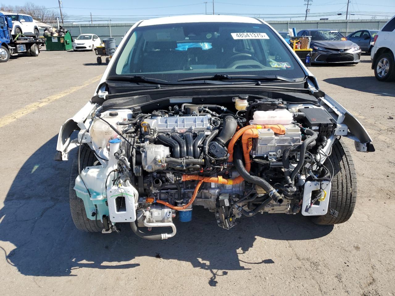 2022 Hyundai IONIQ VIN KMHC65LC2NU270146 Copart auction photo, front end / side damage thumbnail 5