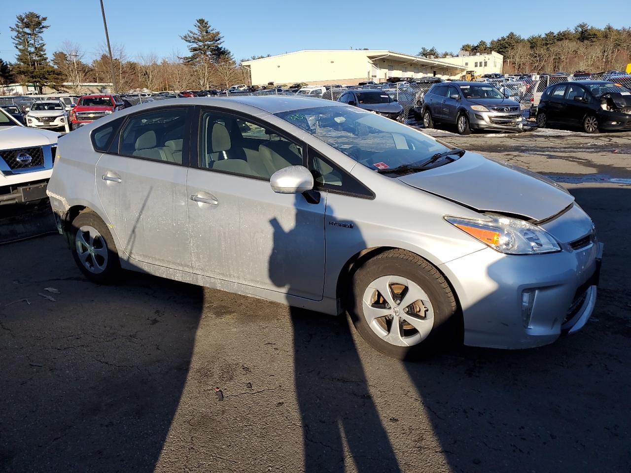 2015 Toyota Prius VIN JTDKN3DU4F0449070 Copart auction photo, all over damage thumbnail 4