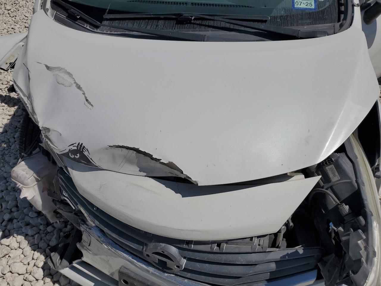 2015 Nissan Versa VIN 3N1CE2CPXFL439790 Copart auction photo, front end / frame damage damage thumbnail 11