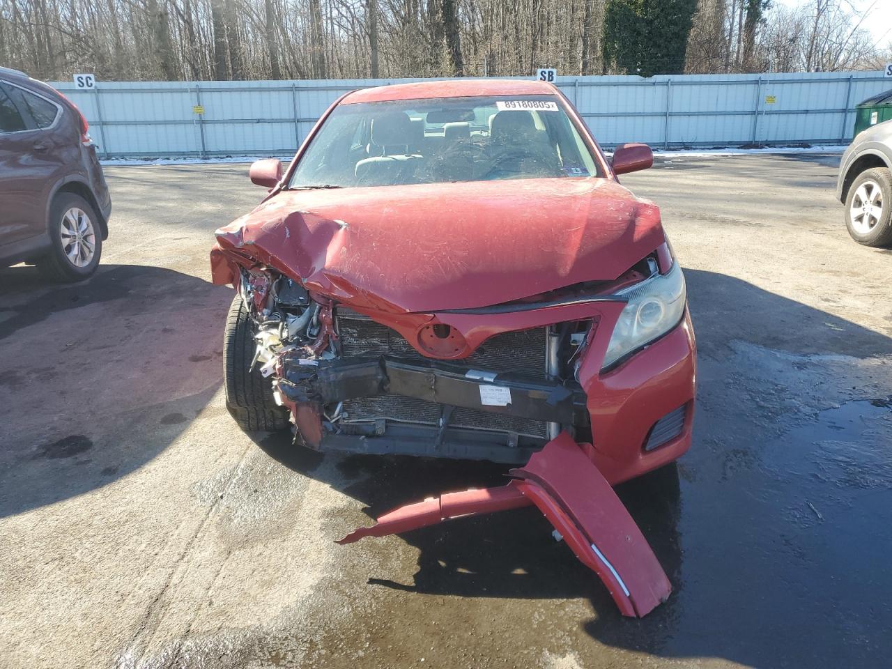 2011 Toyota Camry VIN 4T4BF3EKXBR190700 Copart auction photo, front end damage thumbnail 5