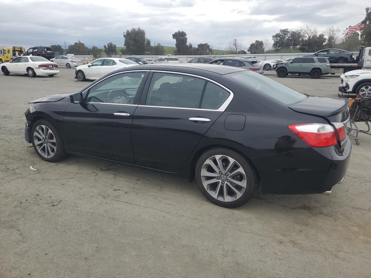 2014 Honda Accord VIN 1HGCR2F59EA234173 Copart auction photo, front end damage thumbnail 2