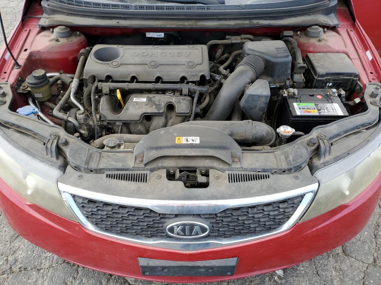 2013 KIA Forte VIN KNAFU4A21D5740443 Copart auction photo, rear end damage thumbnail 11