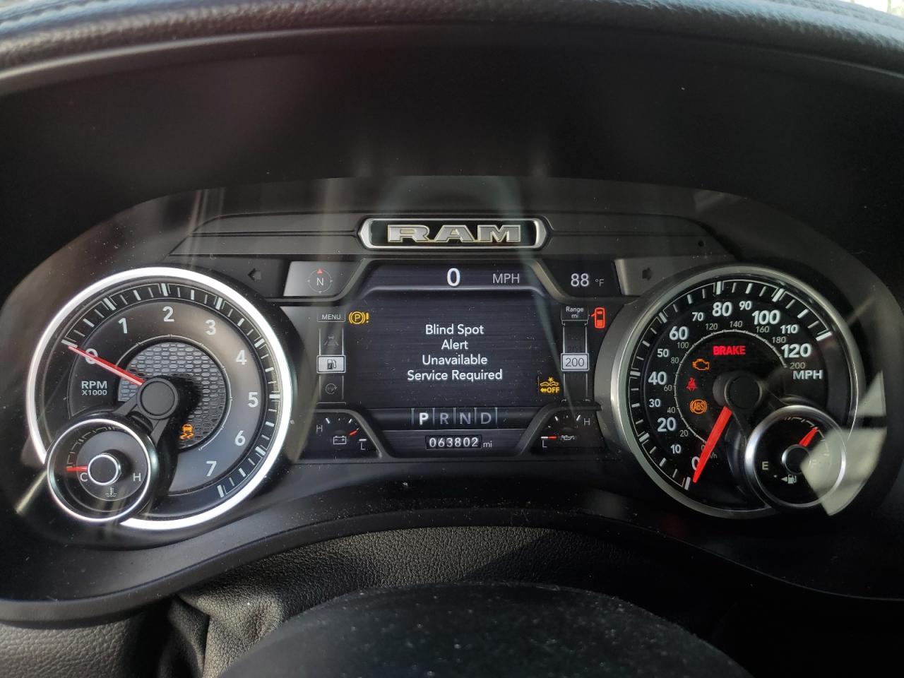 2019 RAM 1500 VIN 1C6RREJT1KN614488 Copart auction photo, water/flood damage thumbnail 9