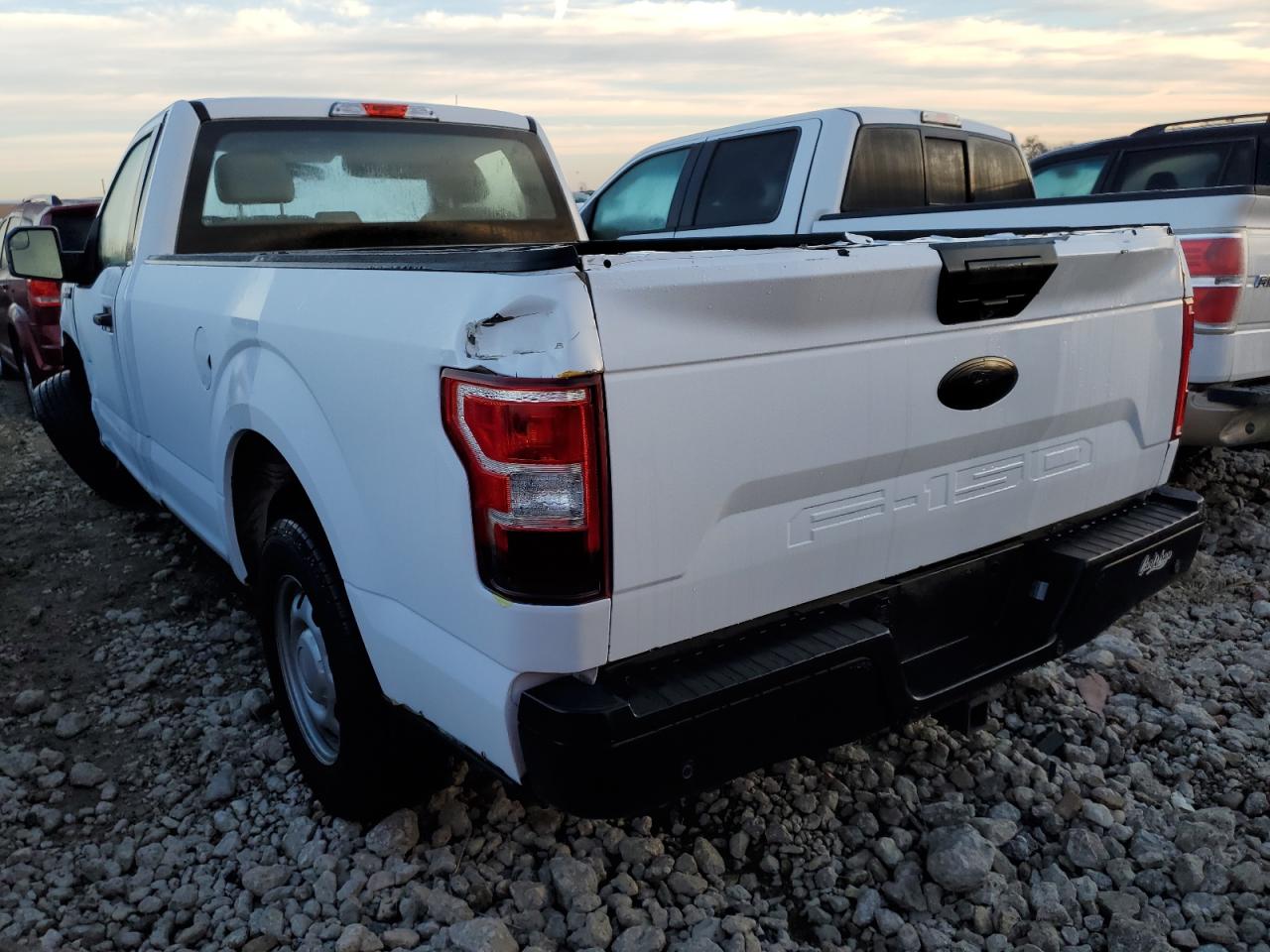 2018 Ford F-150 VIN 1FTMF1CP7JKE51222 Copart auction photo, front end / side damage thumbnail 2