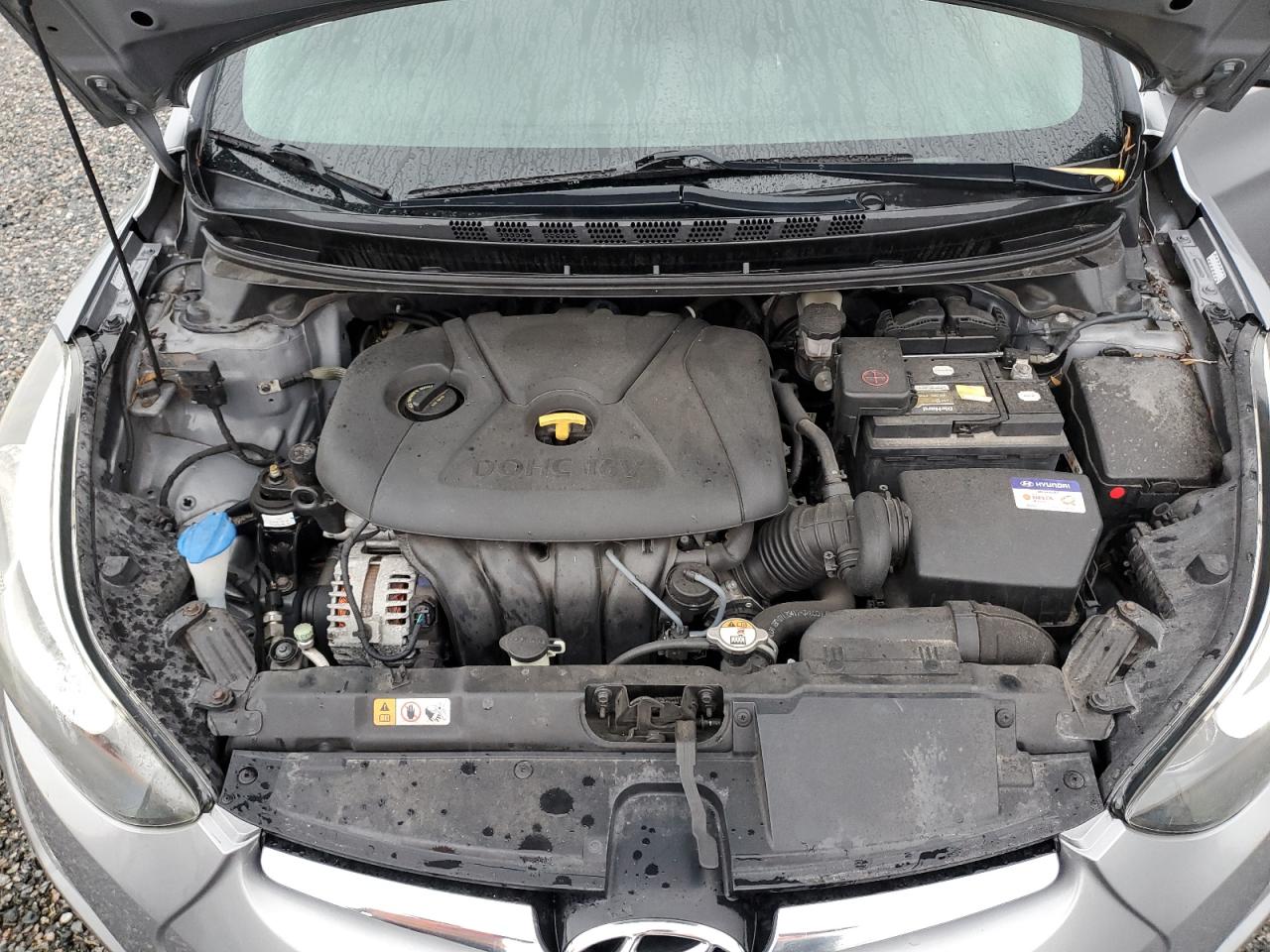 2016 Hyundai Elantra VIN KMHDH4AE0GU480423 Copart auction photo, water/flood damage thumbnail 11