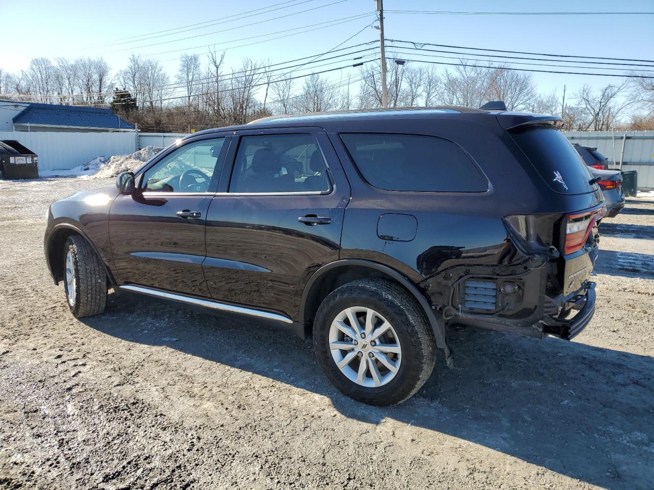 2020 Dodge Durango VIN 1C4RDJAG2LC287759 Copart auction photo, rear end / side damage thumbnail 2