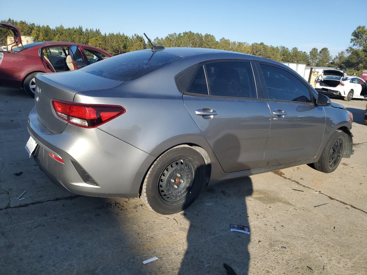 2022 KIA Rio VIN 3KPA24AD1NE477932 Copart auction photo, front end damage thumbnail 3