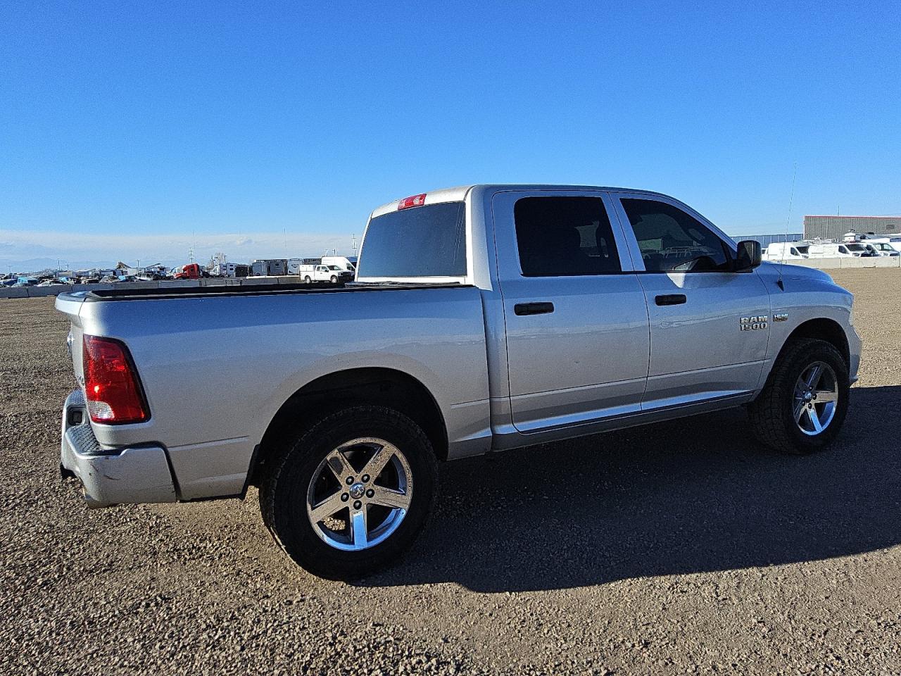 2014 RAM 1500 VIN 1C6RR7KT8ES232149 Copart auction photo, rear end damage thumbnail 3