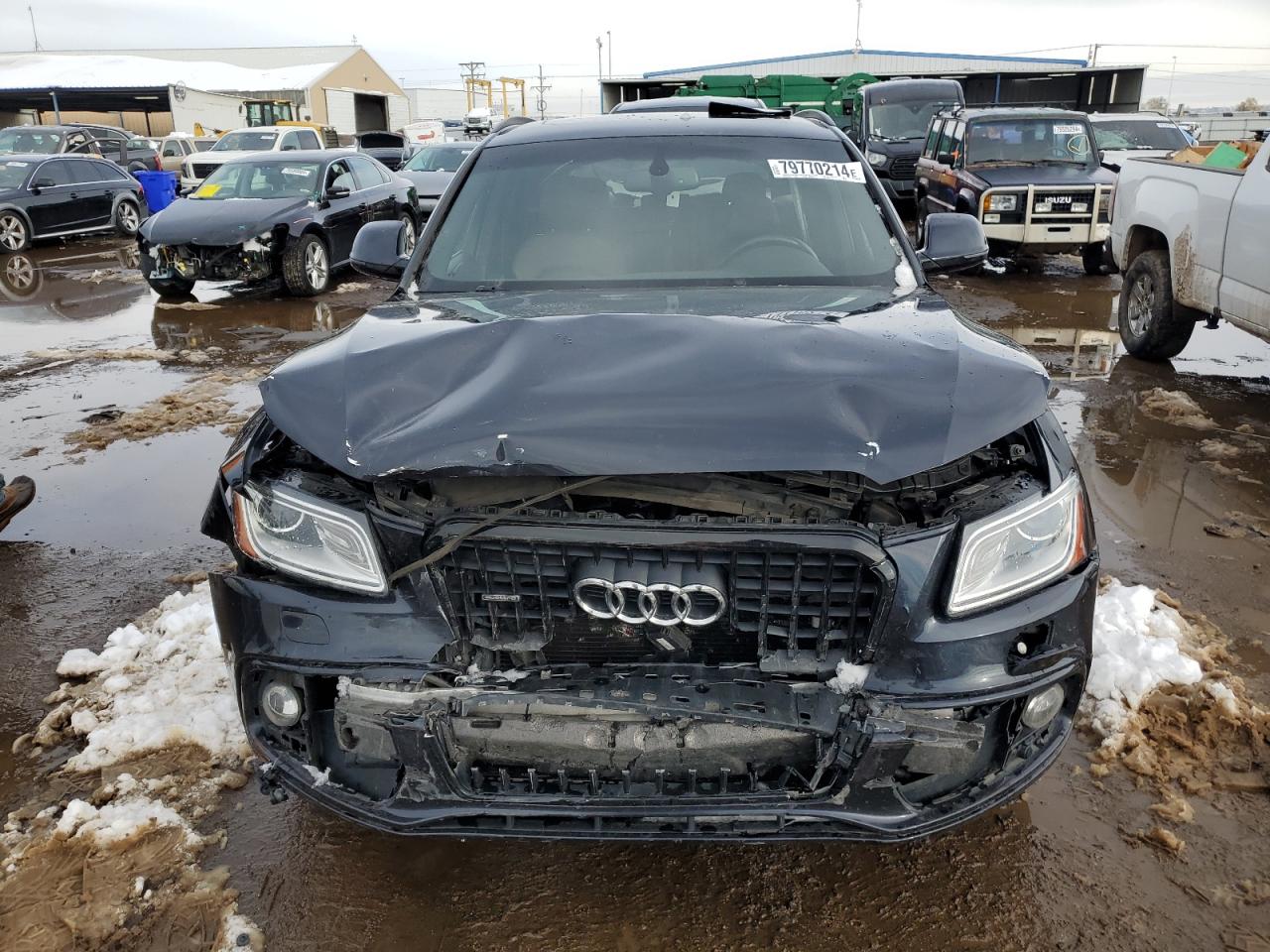 2017 Audi Q5 VIN WA1D7AFP5HA006531 Copart auction photo, front end damage thumbnail 5