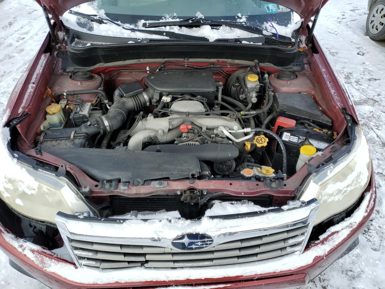 2010 Subaru Forester VIN JF2SH6BC2AH762729 Copart auction photo, front end damage thumbnail 12