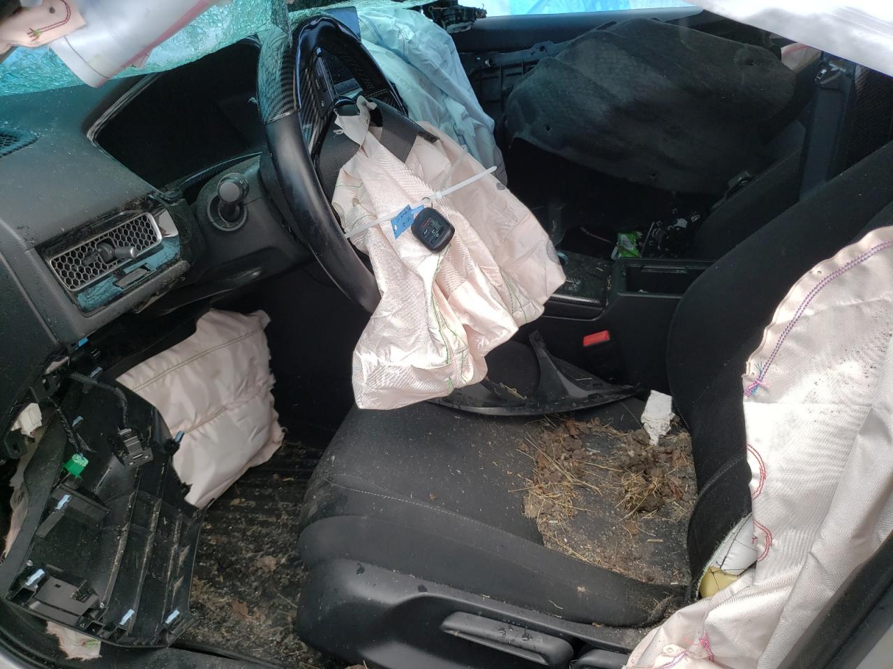 2022 Honda Civic VIN JHMFE1F73NX002182 Copart auction photo, rollover damage thumbnail 7
