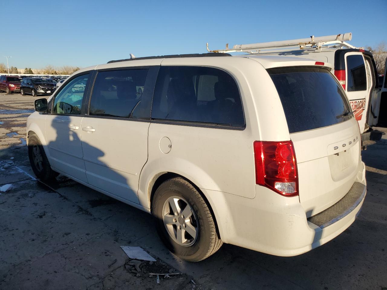 2011 Dodge Caravan VIN 2D4RN3DGXBR672998 Copart auction photo, rear end / front end damage thumbnail 2