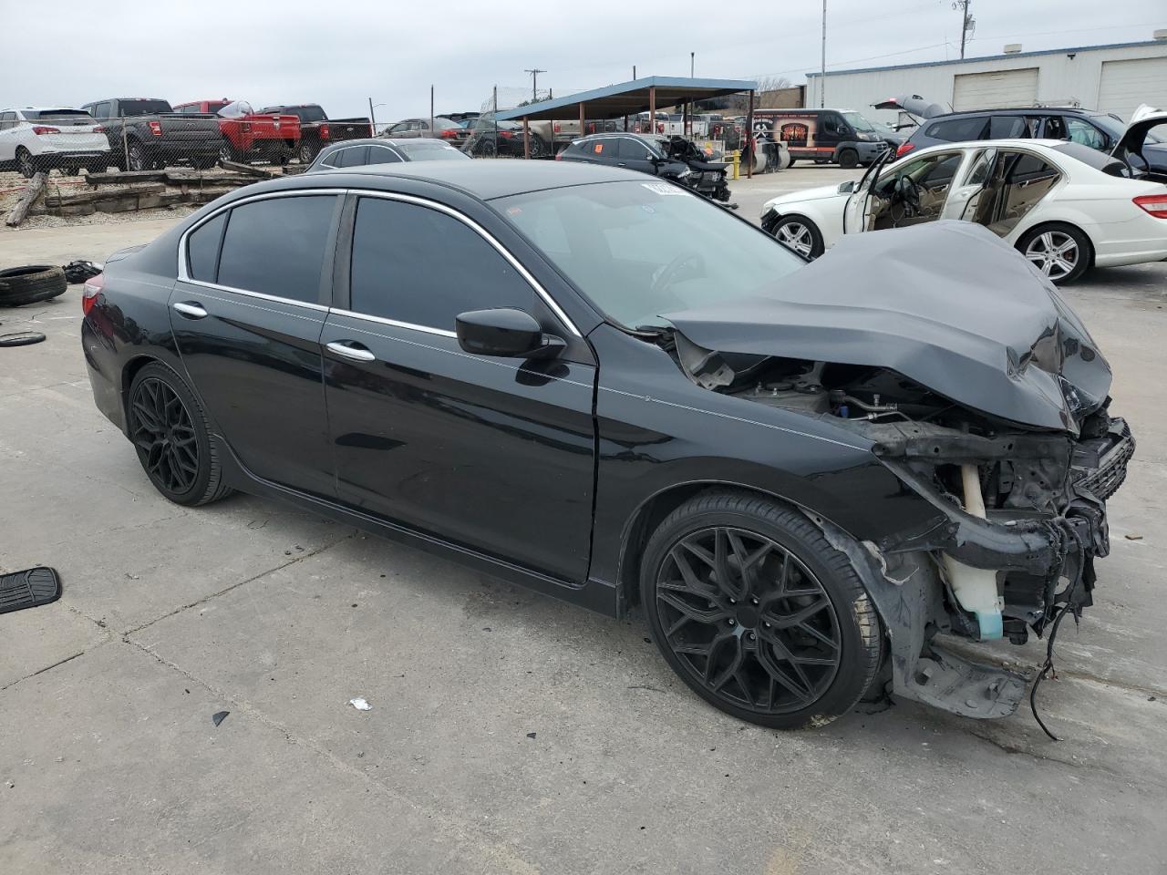 2016 Honda Accord VIN 1HGCR2F50GA060822 Copart auction photo, front end damage thumbnail 4