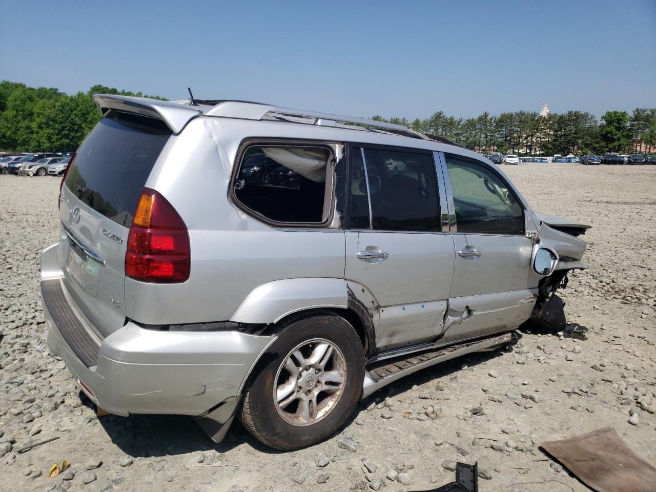 2007 Lexus GX VIN JTJBT20X870126610 Copart auction photo, all over damage thumbnail 3