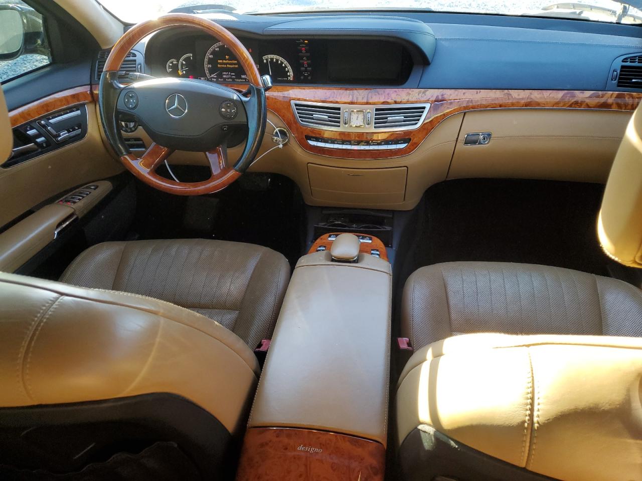 2008 Mercedes-Benz S-klasse VIN WDDNG71XX8A190116 Copart auction photo, rear end damage thumbnail 8
