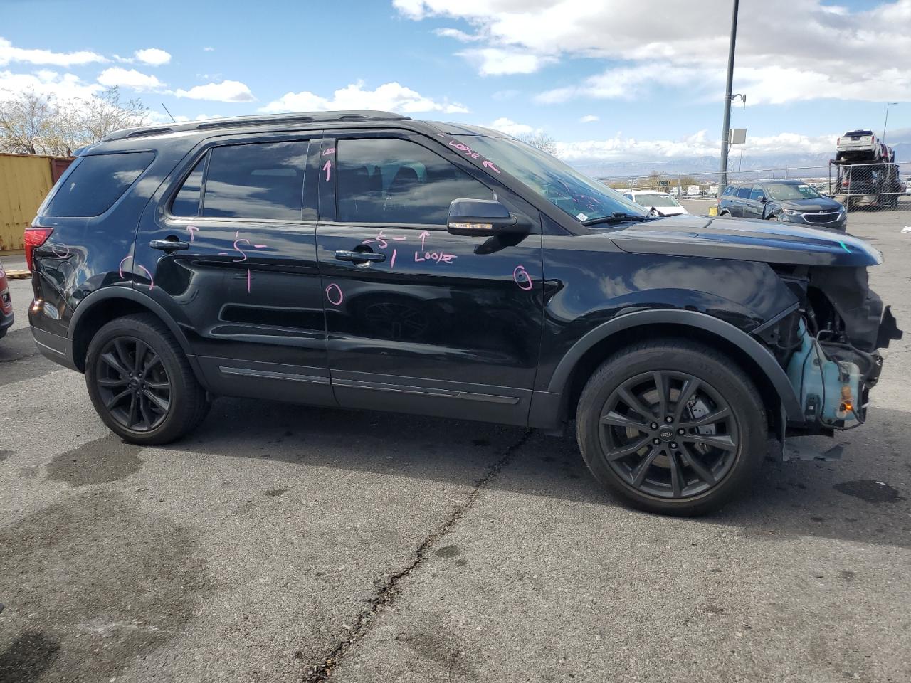 2018 Ford Explorer VIN 1FM5K8D8XJGC41891 Copart auction photo, front end damage thumbnail 4