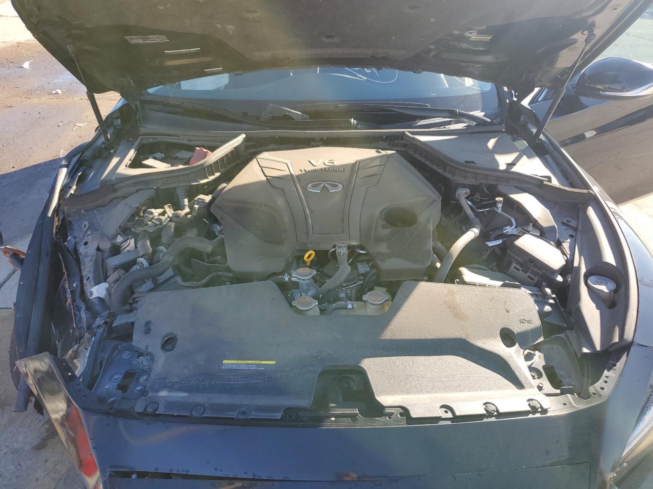 2019 Infiniti Q50 VIN JN1EV7AR4KM554850 Copart auction photo, all over damage thumbnail 11