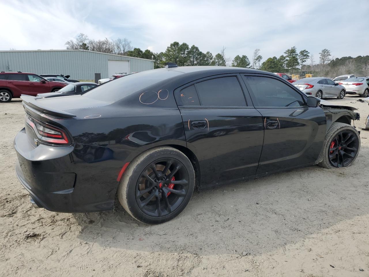 2021 Dodge Charger VIN 2C3CDXGJ8MH579219 Copart auction photo, front end / minor dent/scratches damage thumbnail 3