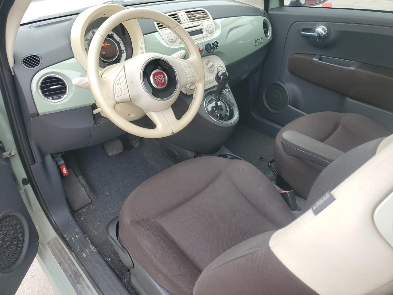 2013 Fiat 500 VIN 3C3CFFAR6DT678339 Copart auction photo, mechanical damage thumbnail 8
