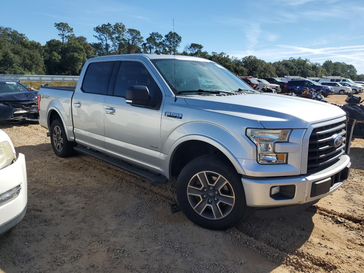 2015 Ford F-150 VIN 1FTEW1CP9FFB67014 Copart auction photo, front end damage thumbnail 4
