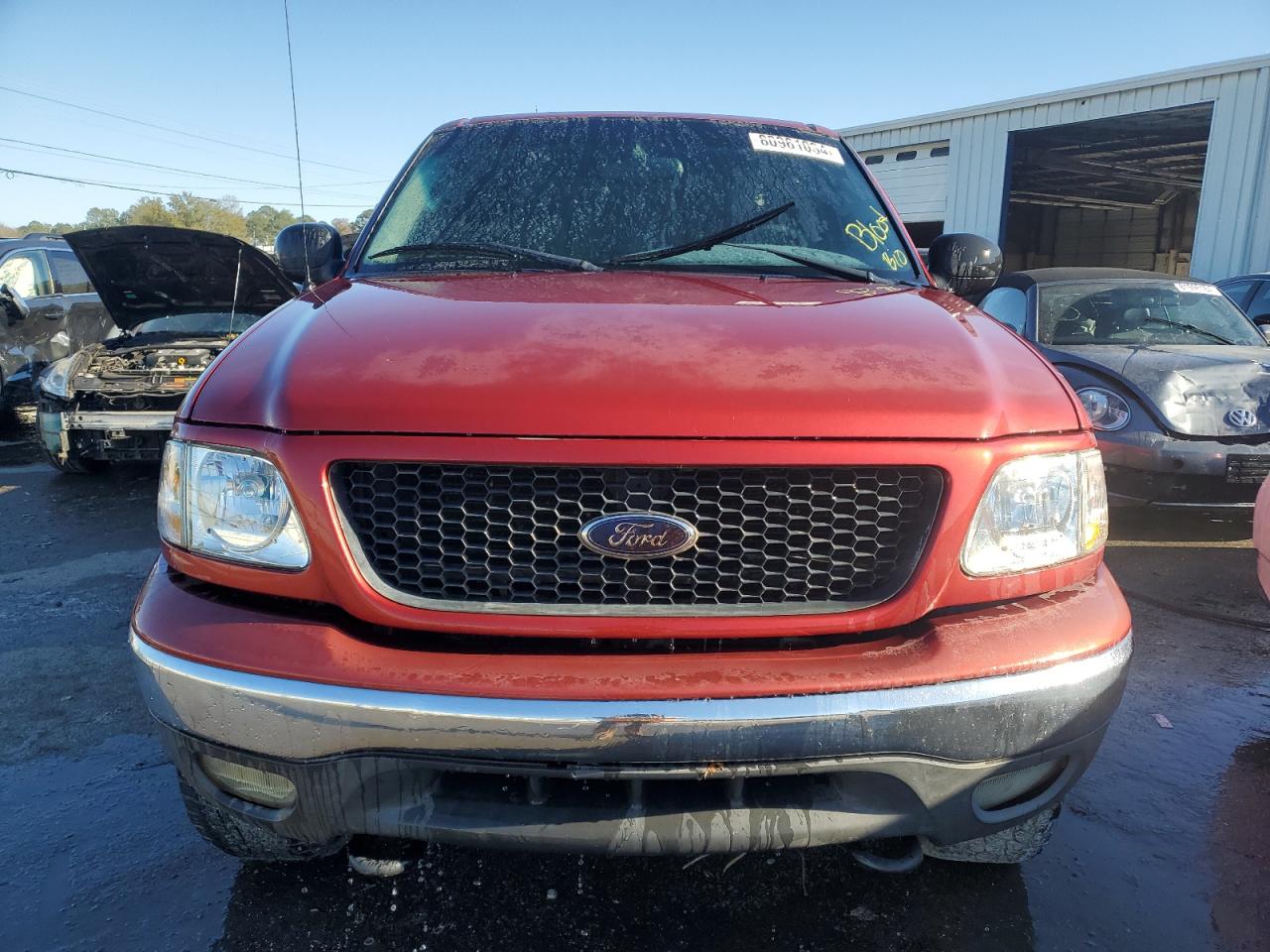 2002 Ford F-150 VIN 1FTRW08L42KD36651 Copart auction photo, rear end damage thumbnail 5