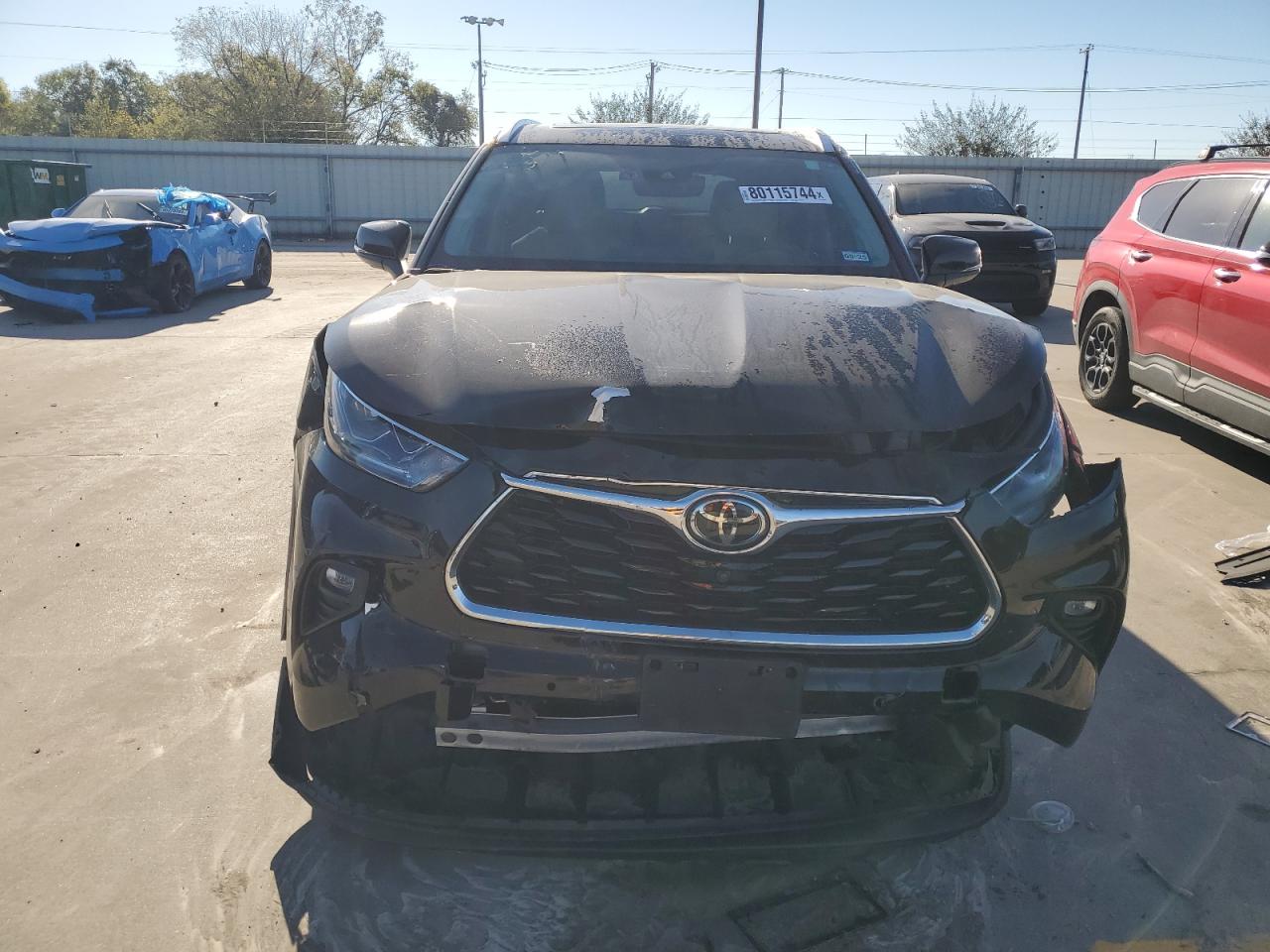2020 Toyota Highlander VIN 5TDYZRAHXLS026009 Copart auction photo, front end damage thumbnail 5