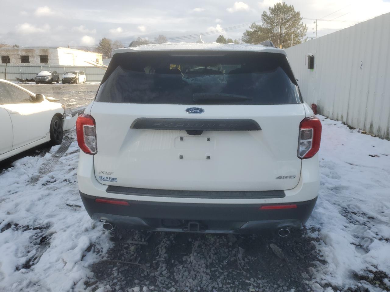 2022 Ford Explorer VIN 1FMSK8DH8NGA20542 Copart auction photo, front end damage thumbnail 6