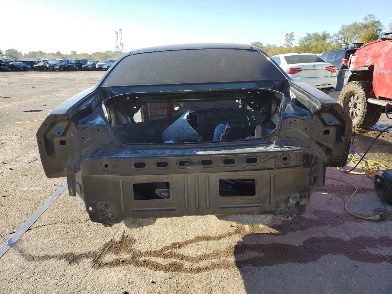 2016 Dodge Challenger VIN 2C3CDZDJ6GH245727 Copart auction photo, stripped damage thumbnail 6