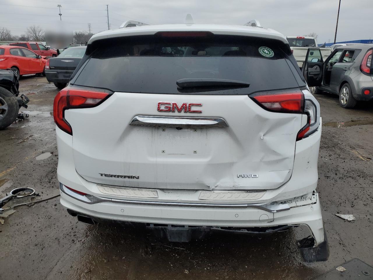 2019 GMC Terrain VIN 3GKALXEX8KL379706 Copart auction photo, all over / undercarriage damage thumbnail 6