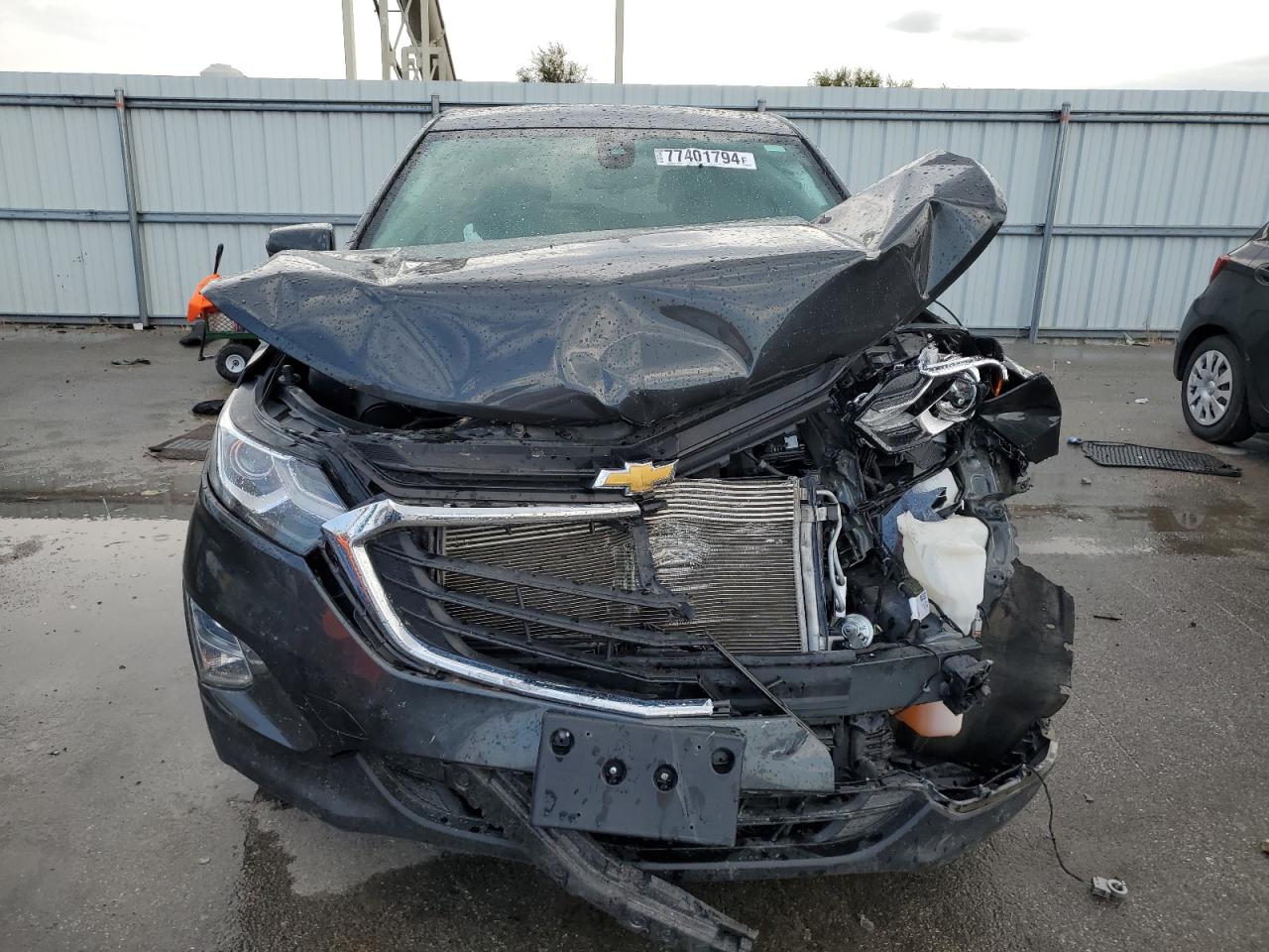 2021 Chevrolet Equinox VIN 2GNAXUEVXM6161584 Copart auction photo, front end damage thumbnail 5