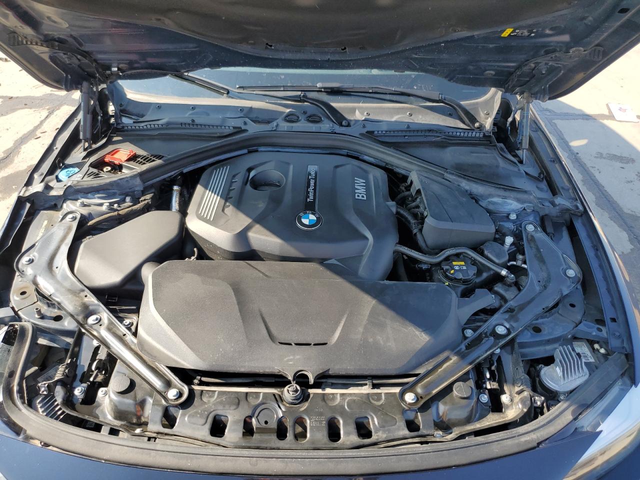 2018 BMW 4er VIN WBA4Z1C55JEE43902 Copart auction photo, side / front end damage thumbnail 11